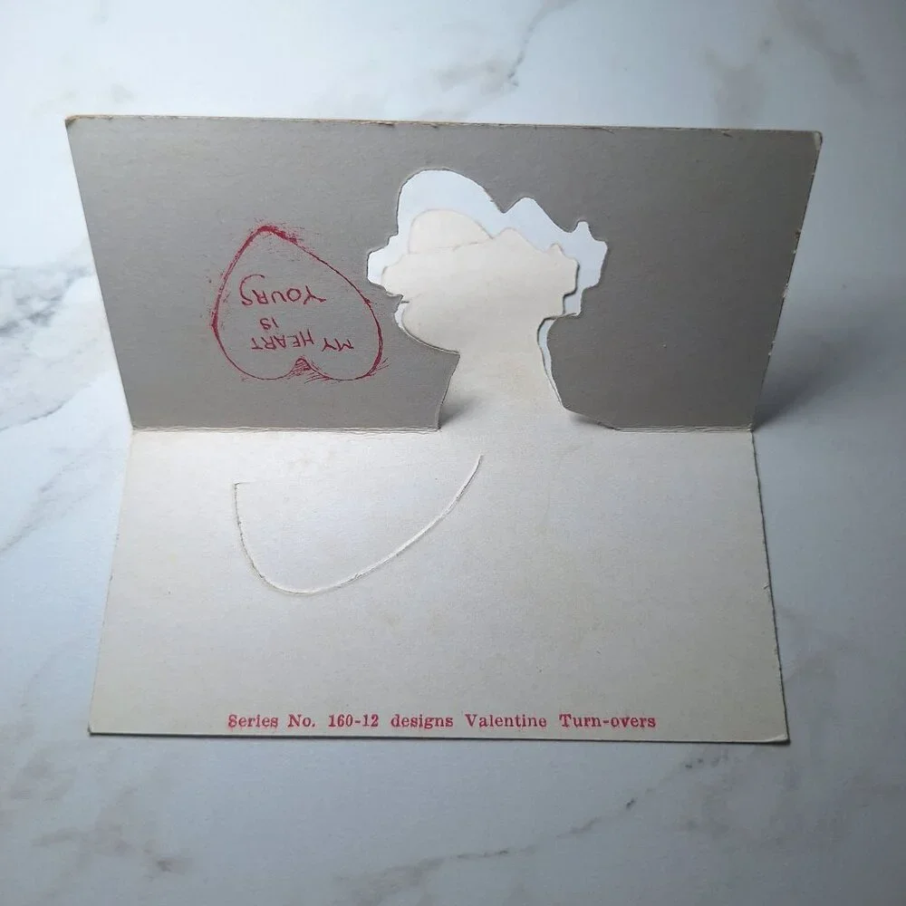 Valentine Cut Out Card this charming
